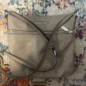 Michael Kors Gray Crossbody Bag